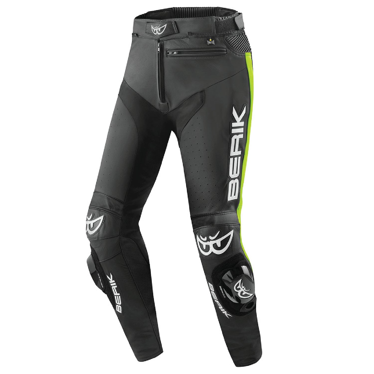 Berik Track Leather Pants - Flou Yellow